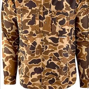 Drake old school long sleeve collard weatherproof shirt